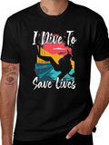 I Dive To Save Lives Graphic T-Shirt product image 1