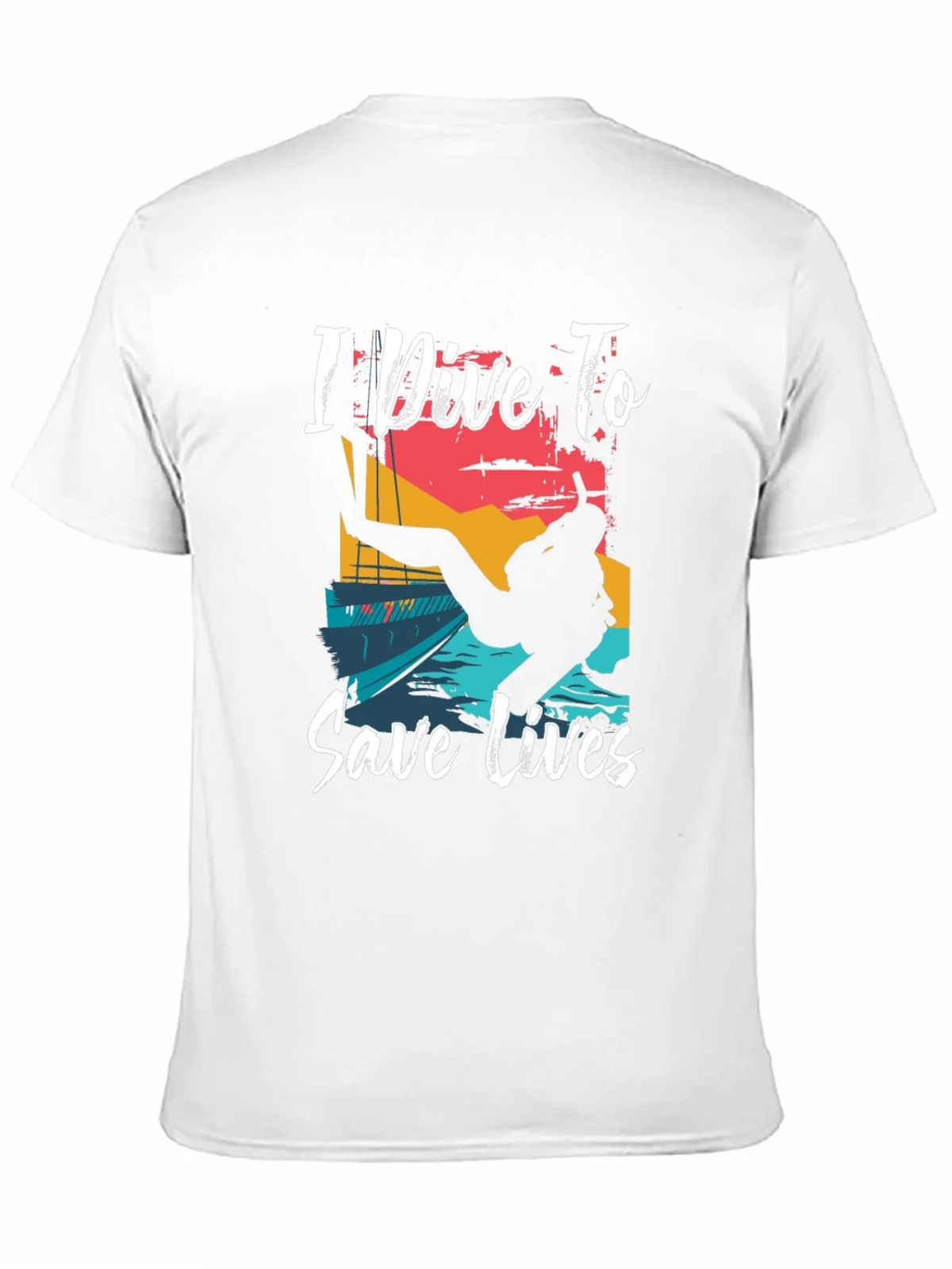 I Dive To Save Lives Graphic T-Shirt product image 10