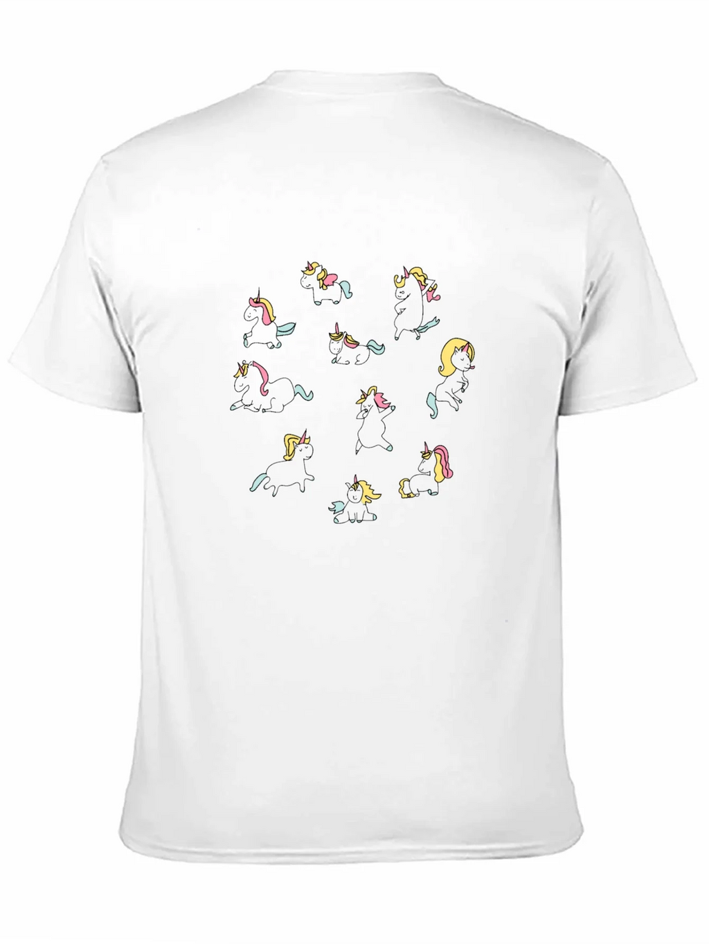 Unicorn Print Black T-Shirt product image 4