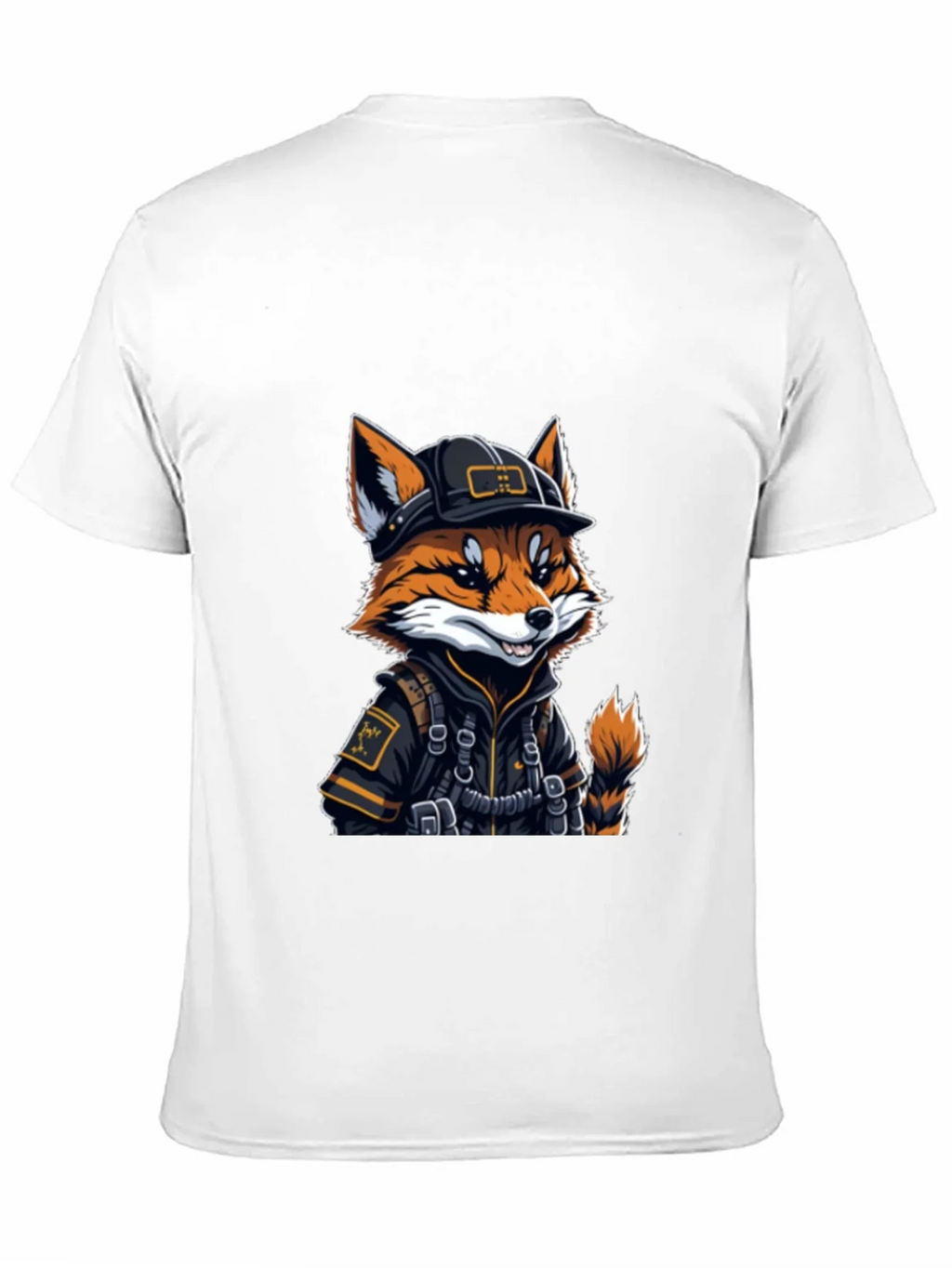 Cool Fox Graphic Tee - Black Cotton Comfort product image 8