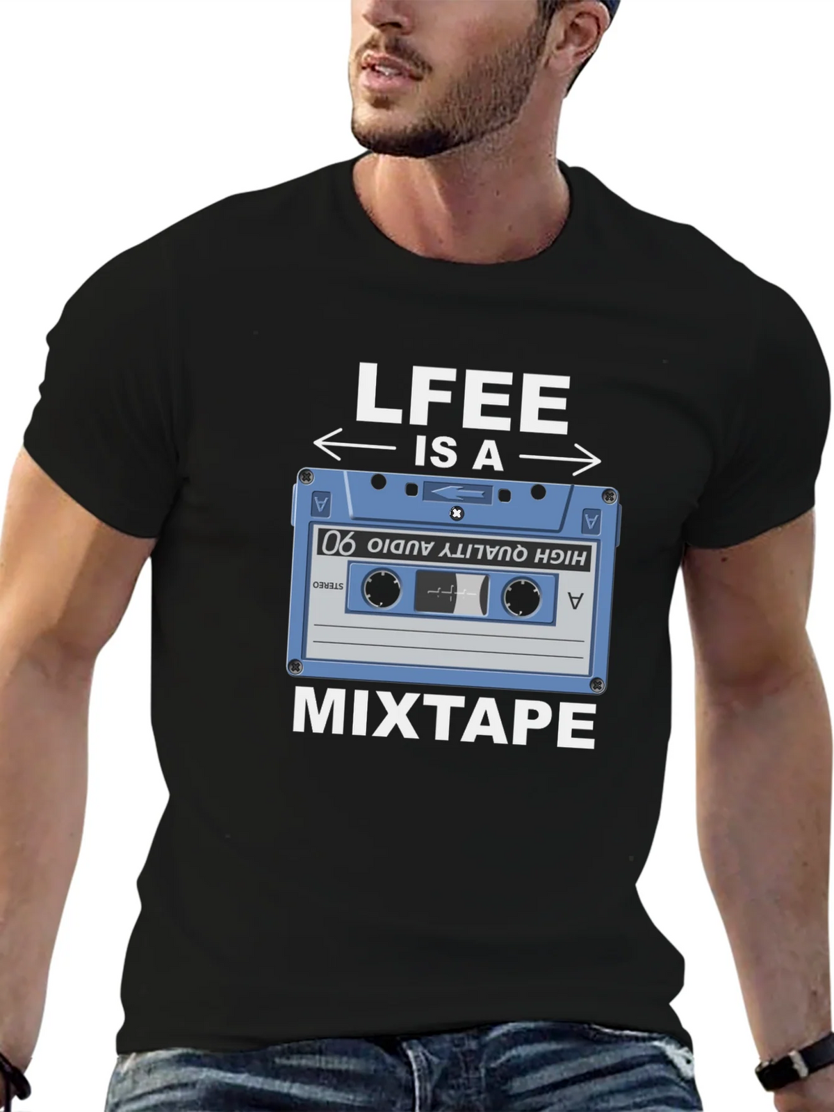 Life is a Mixtape T-Shirt - Retro Music Tee product image 4
