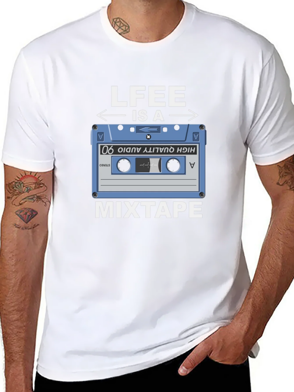 Life is a Mixtape T-Shirt - Retro Music Tee product image 5