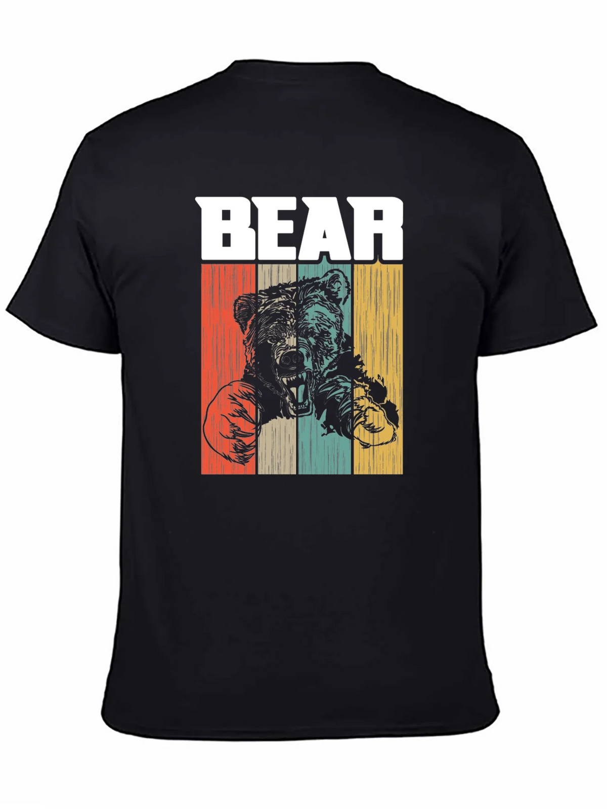 Vintage Style Bear Graphic T-Shirt product image 3