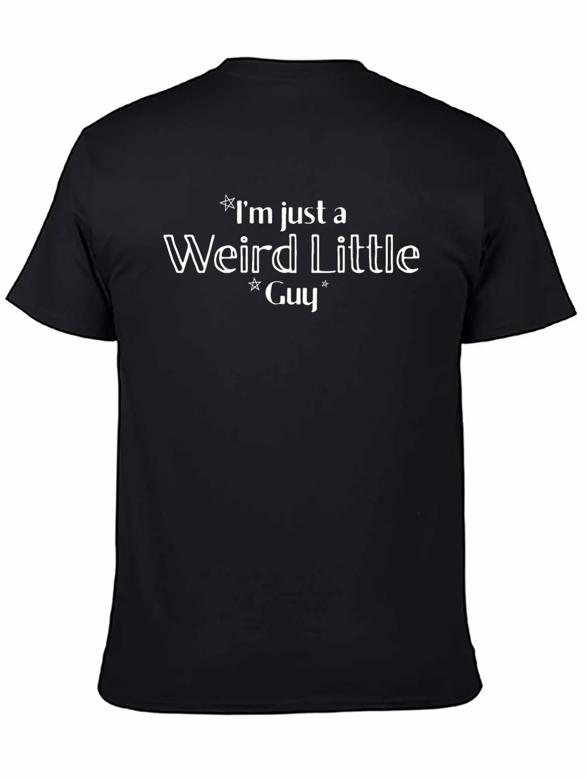 Weird Little Guy Graphic T-Shirt - Black product image 4