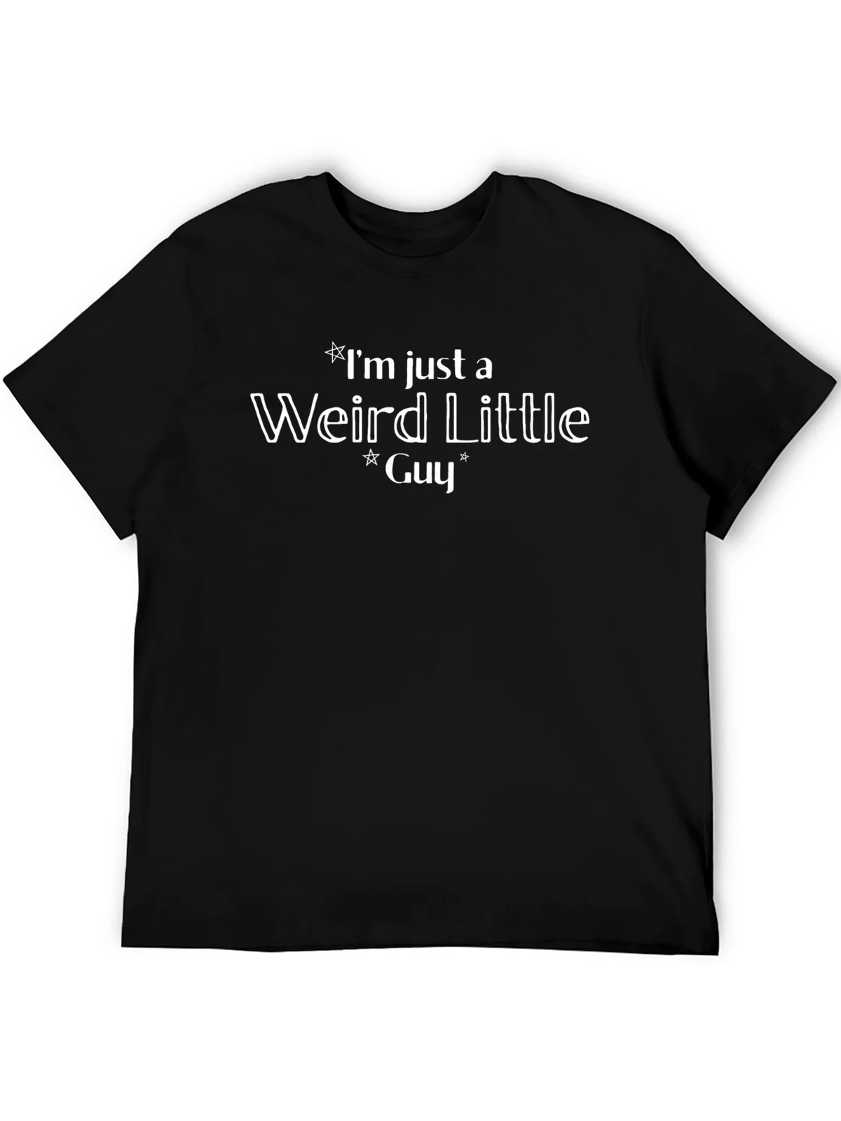 Weird Little Guy Graphic T-Shirt - Black product image 5