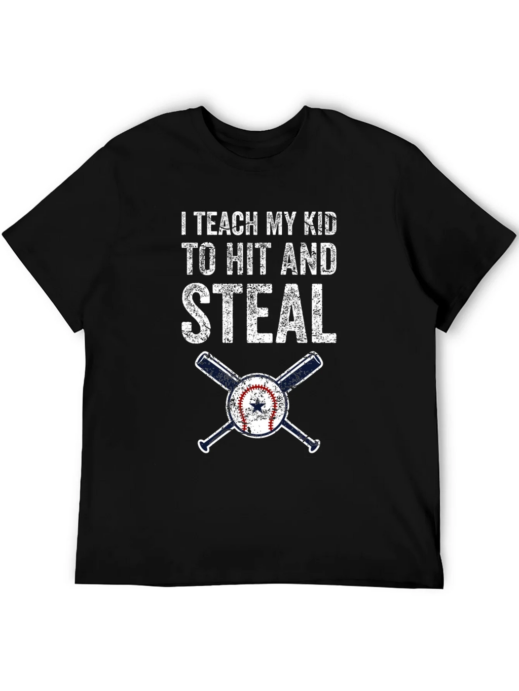 I Teach My Kid To Hit and Steal Baseball T-Shirt product image 5