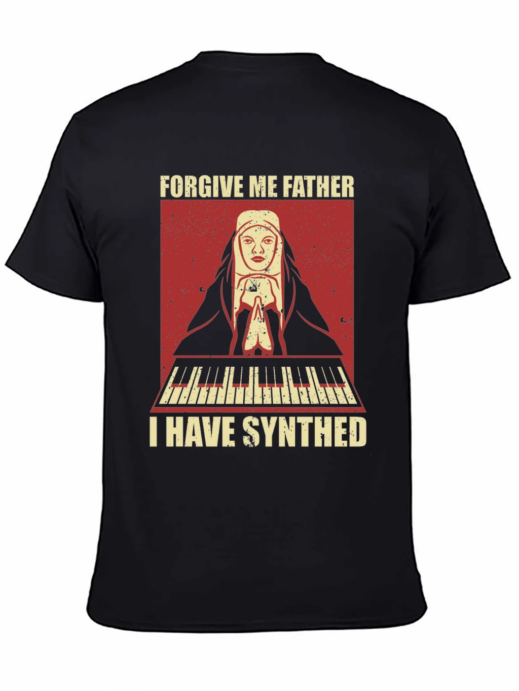Forgive Me Father I Have Synthed T-Shirt product image 4