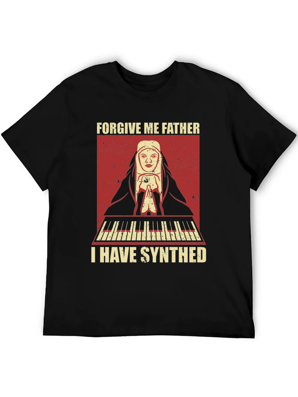 Forgive Me Father I Have Synthed T-Shirt product image 5