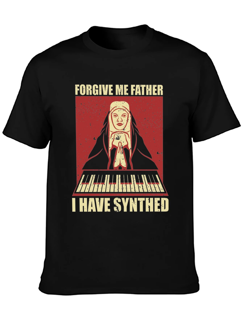 Forgive Me Father I Have Synthed T-Shirt product image 3