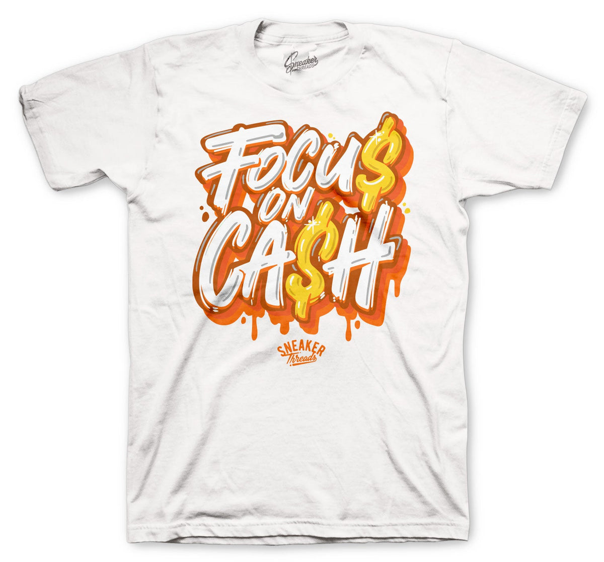 Retro 4 Orange Metallic Focus On $ Shirt