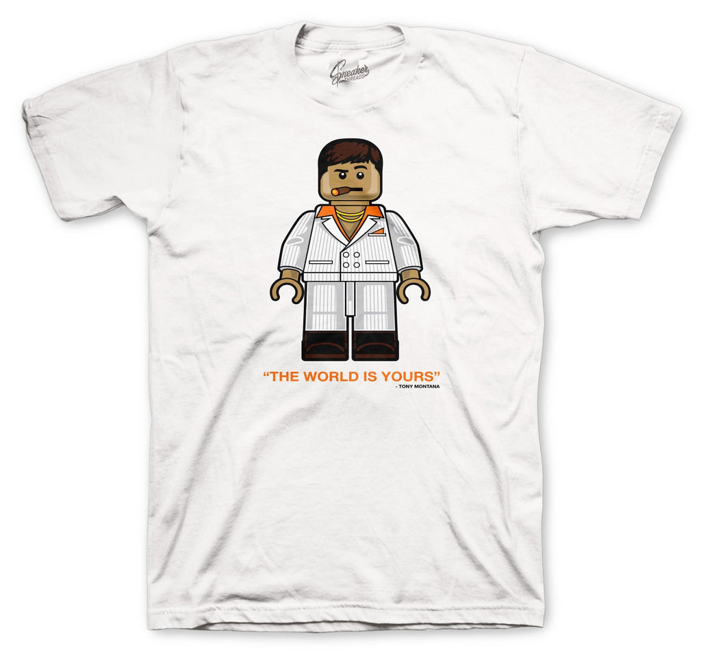 Retro 4 Orange Metallic Tony Bic Shirt
