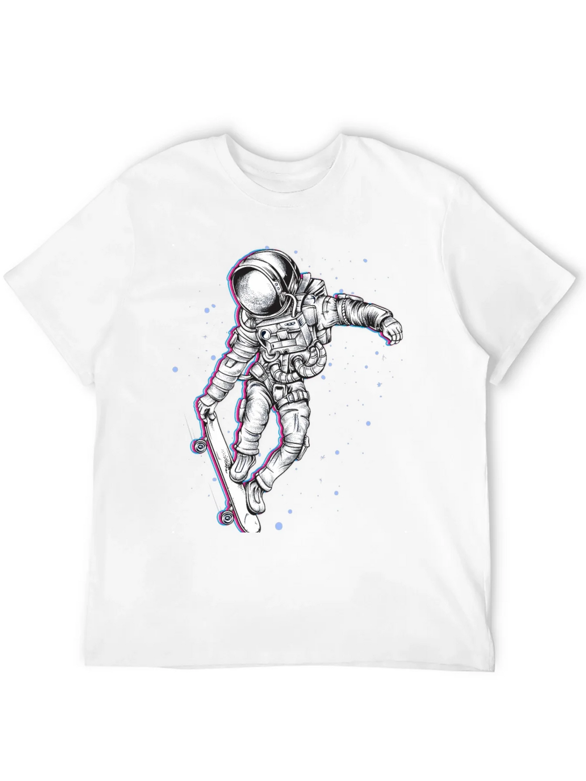 Astronaut Skateboard Graphic Tee - Black product image 11