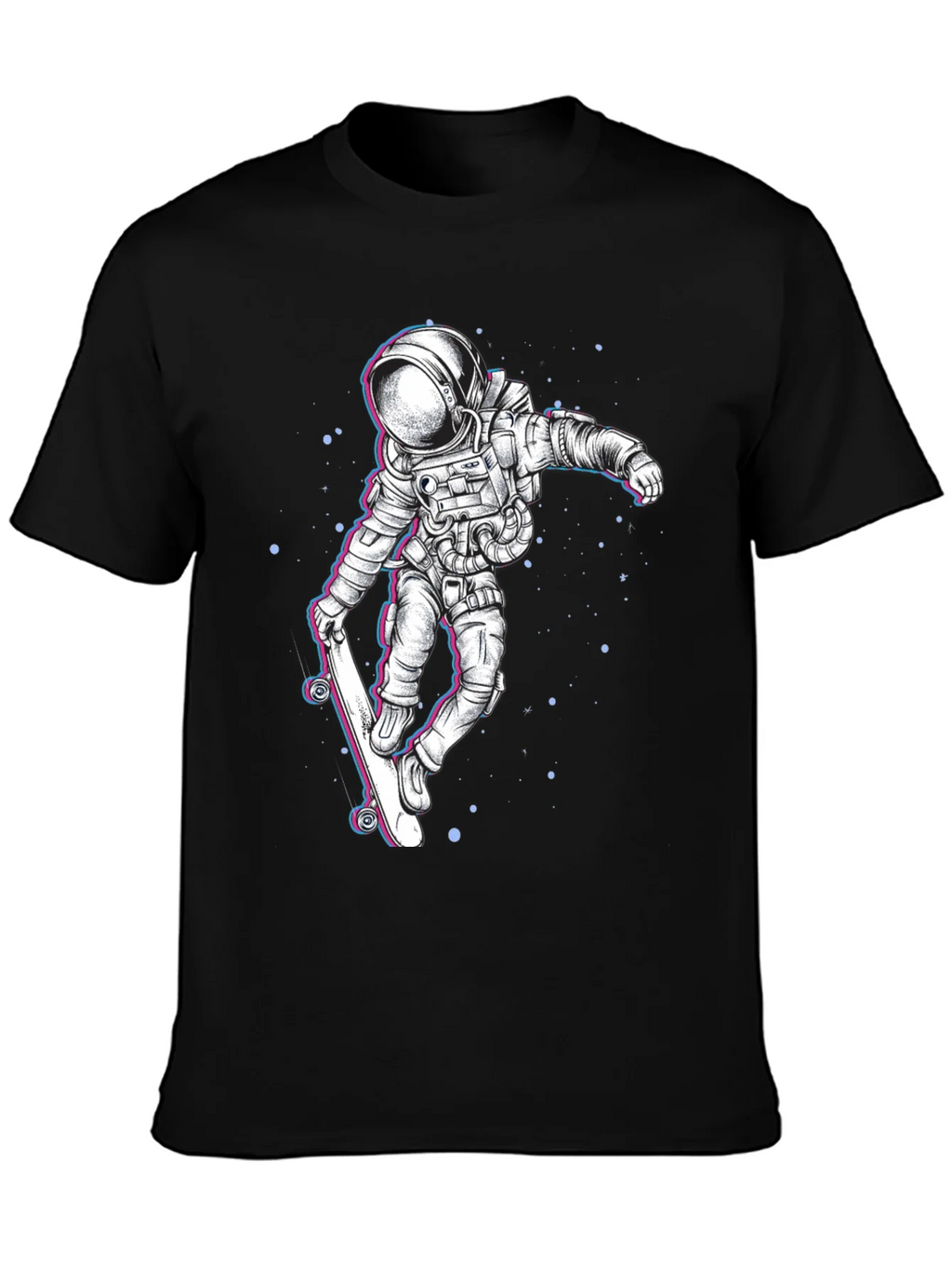 Astronaut Skateboard Graphic Tee - Black product image 3