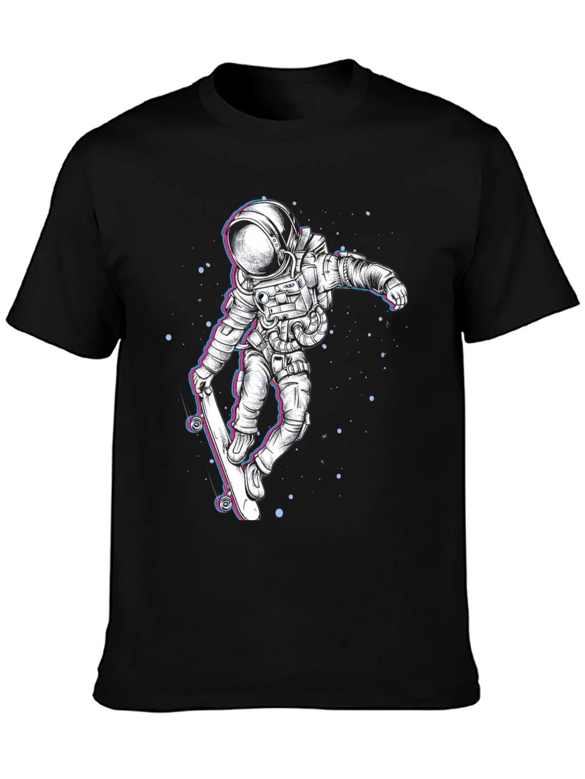 Astronaut Skateboard Graphic Tee - Black product image 3
