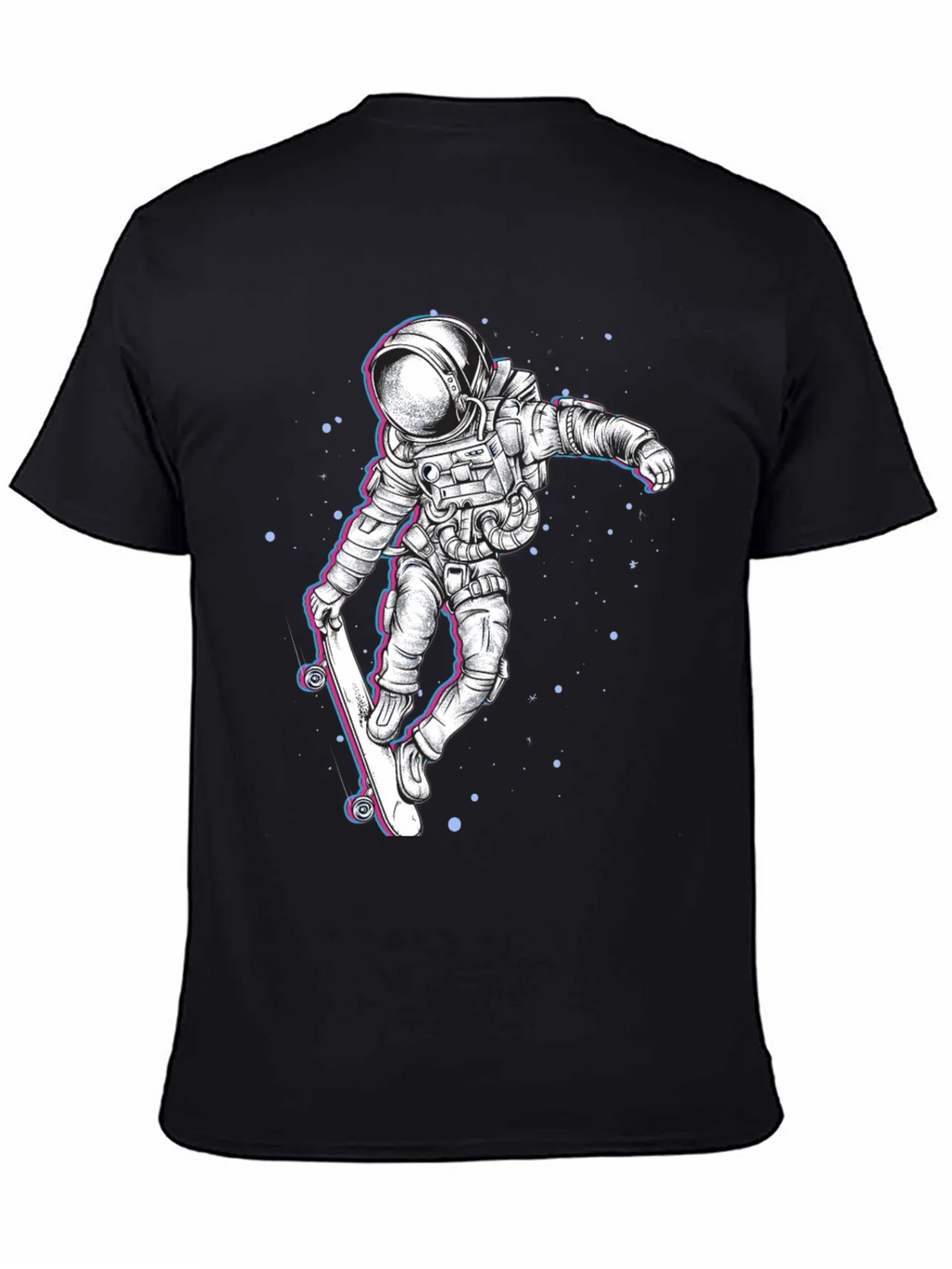 Astronaut Skateboard Graphic Tee - Black product image 4