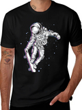 Astronaut Skateboard Graphic Tee - Black product image 1