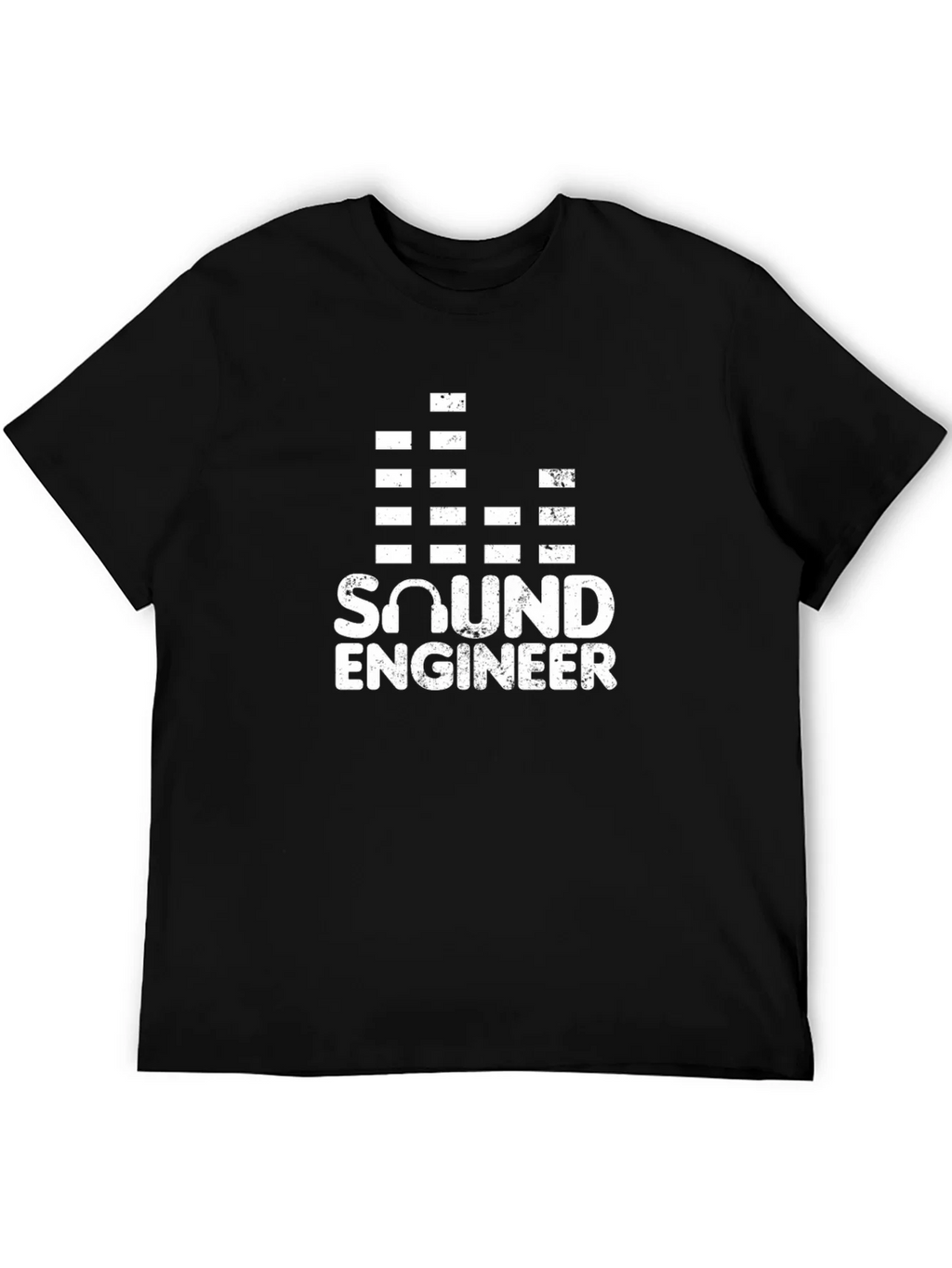 Sound Engineer Black T-Shirt product image 4