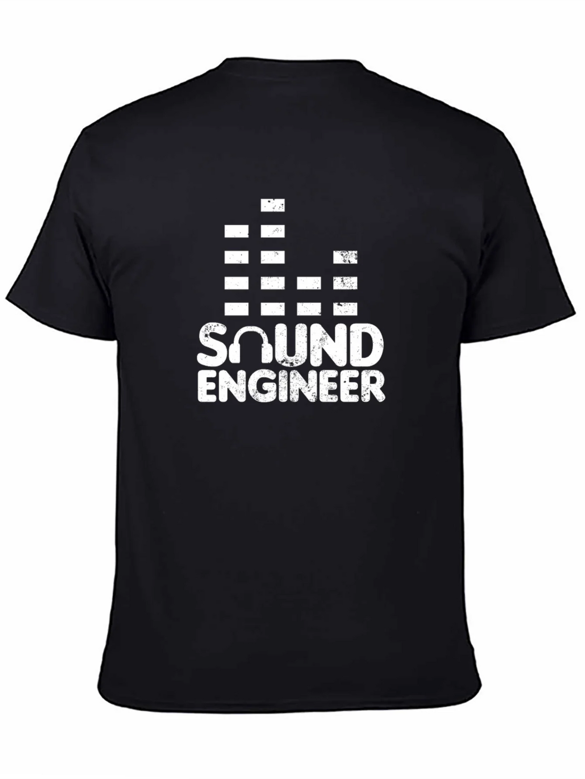Sound Engineer Black T-Shirt product image 3
