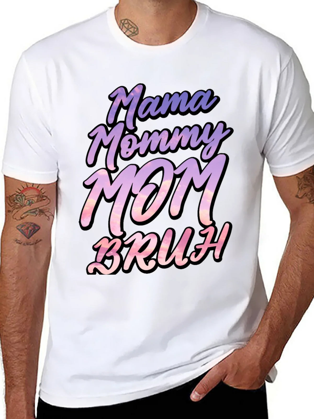 Mama Mommy Mom Bruh T-Shirt - Funny Mothers Day Tee product image 7