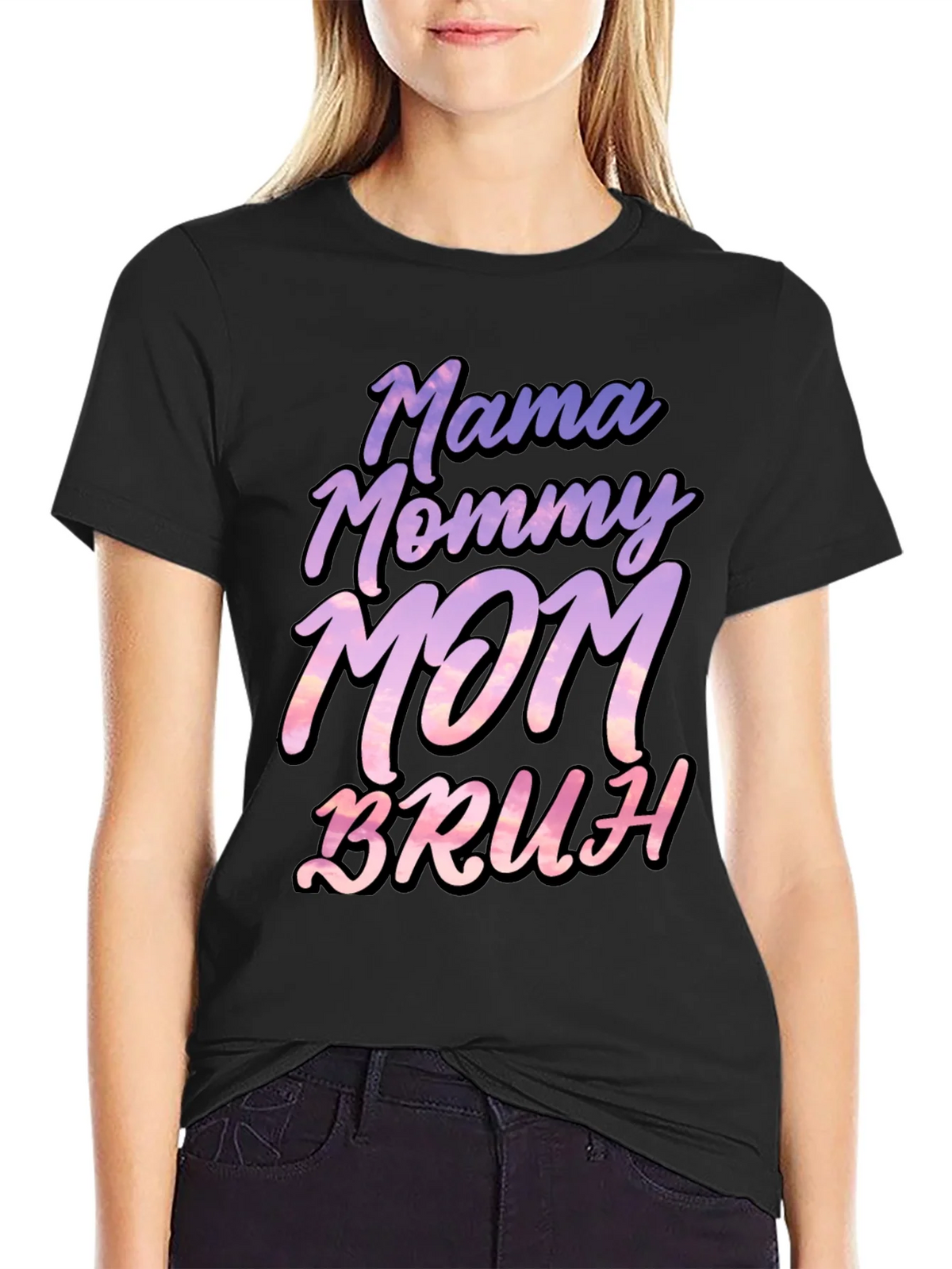 Mama Mommy Mom Bruh T-Shirt - Funny Mothers Day Tee product image 2