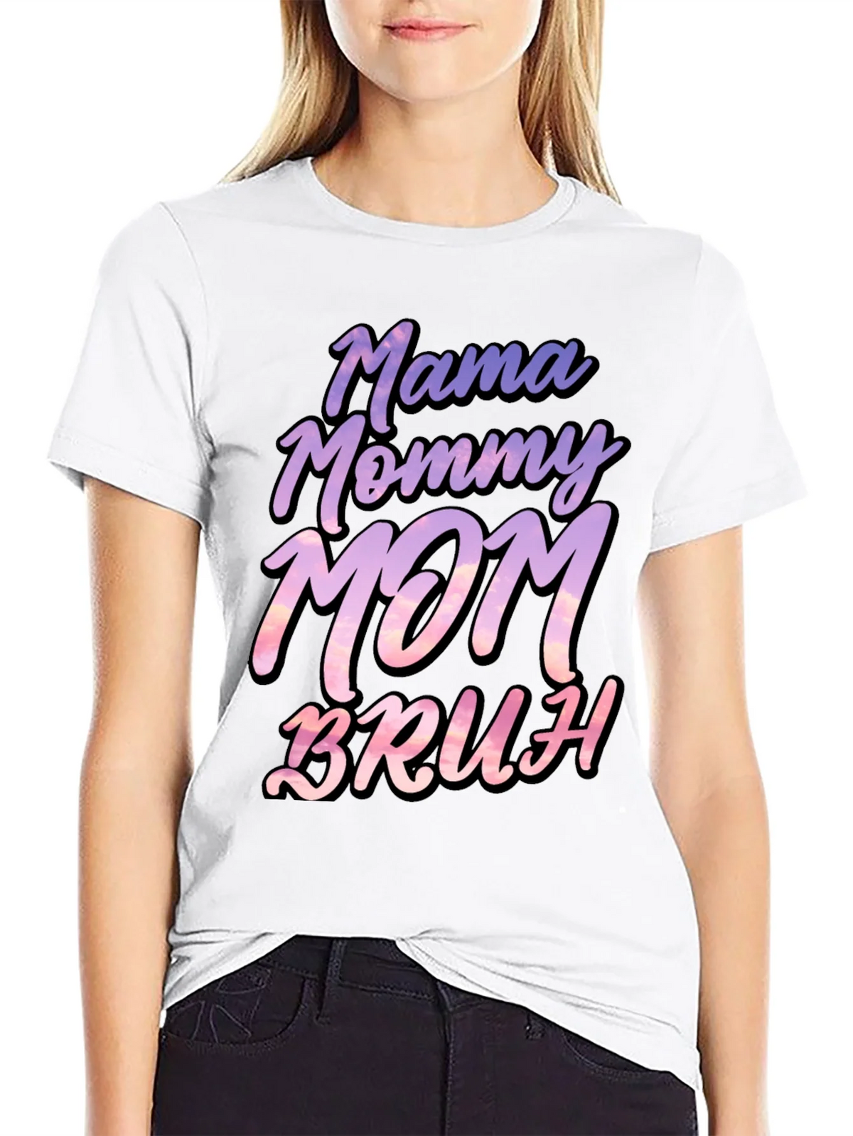 Mama Mommy Mom Bruh T-Shirt - Funny Mothers Day Tee product image 8