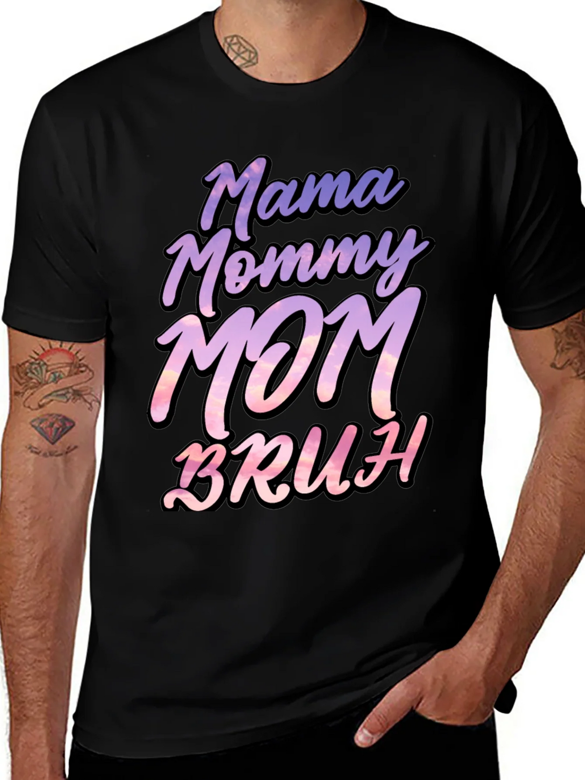 Mama Mommy Mom Bruh T-Shirt - Funny Mothers Day Tee product image 1