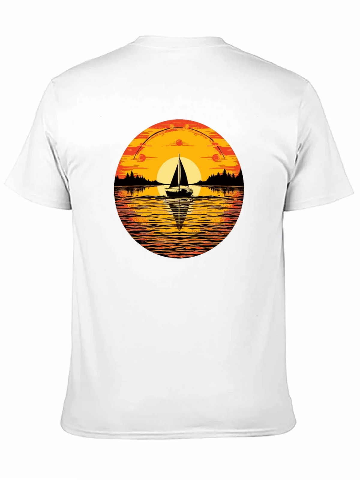 Sunset Sailboat Graphic T-Shirt product image 10