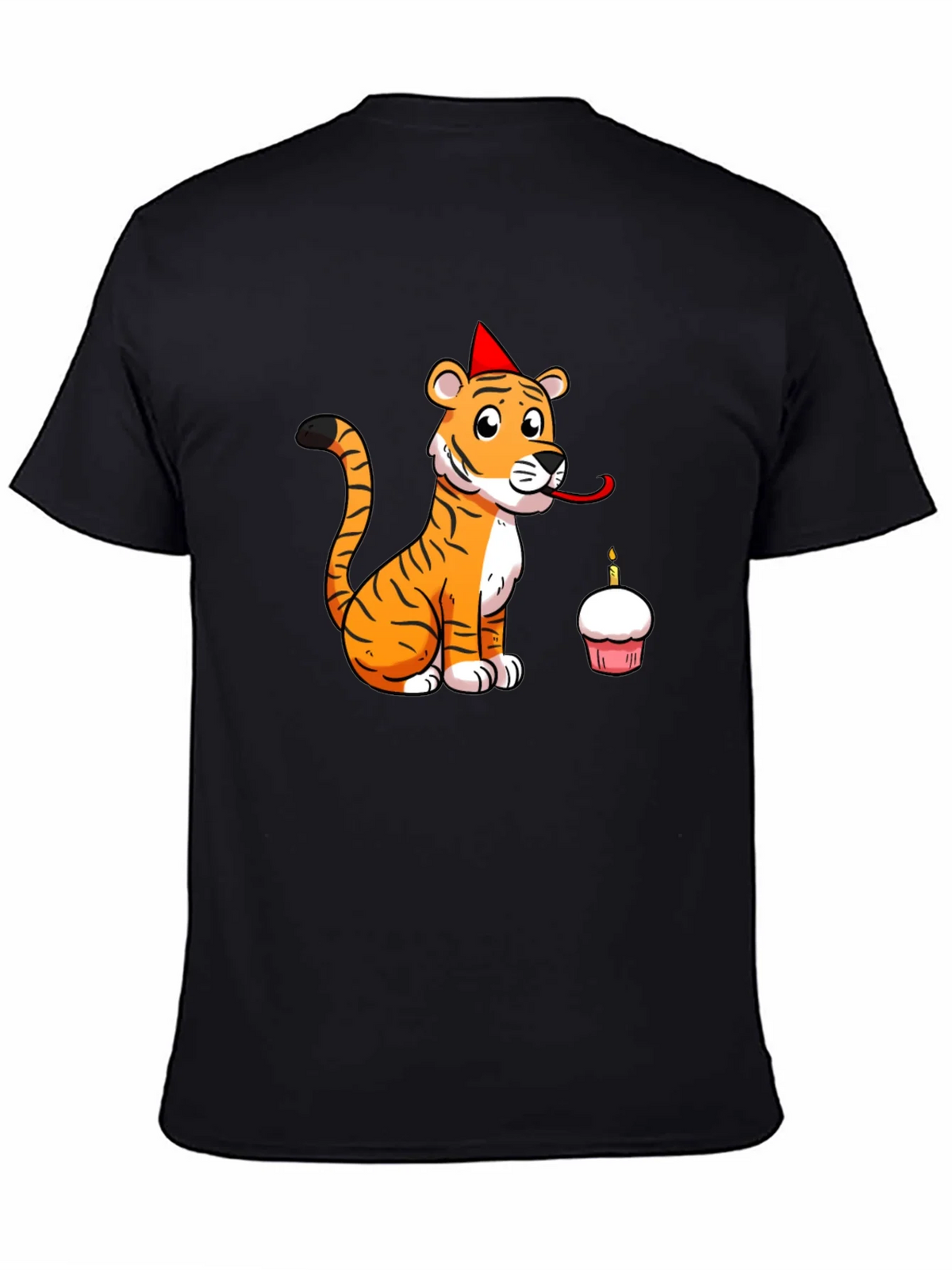 Birthday Tiger Graphic Tee - Black product image 4