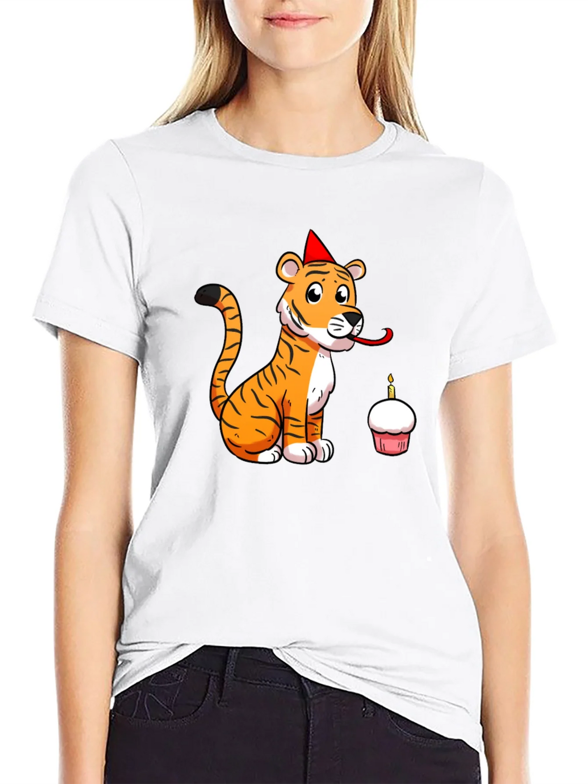 Birthday Tiger Graphic Tee - Black product image 8