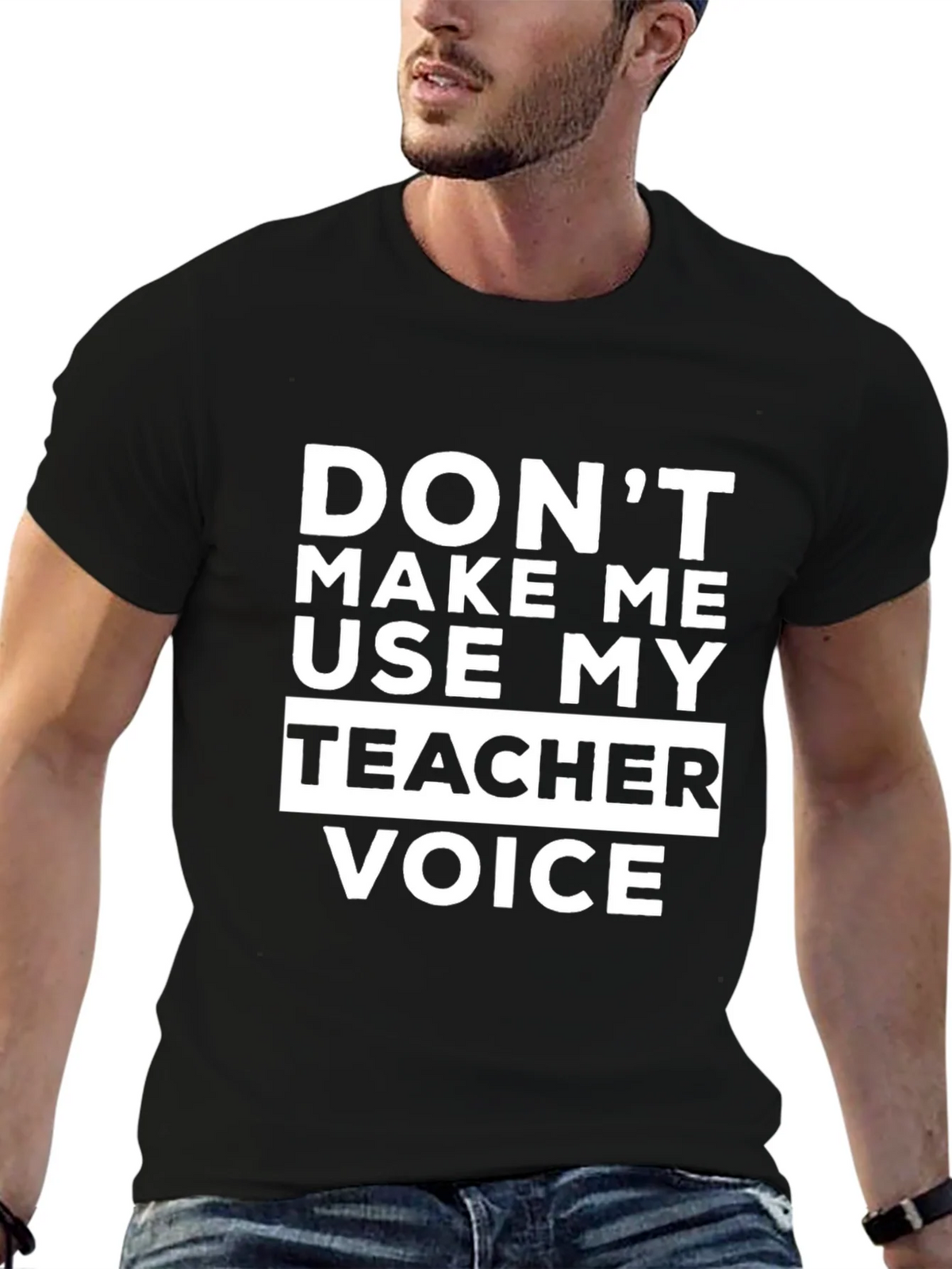 Teacher Voice T-Shirt Funny Educator Tee product image 6