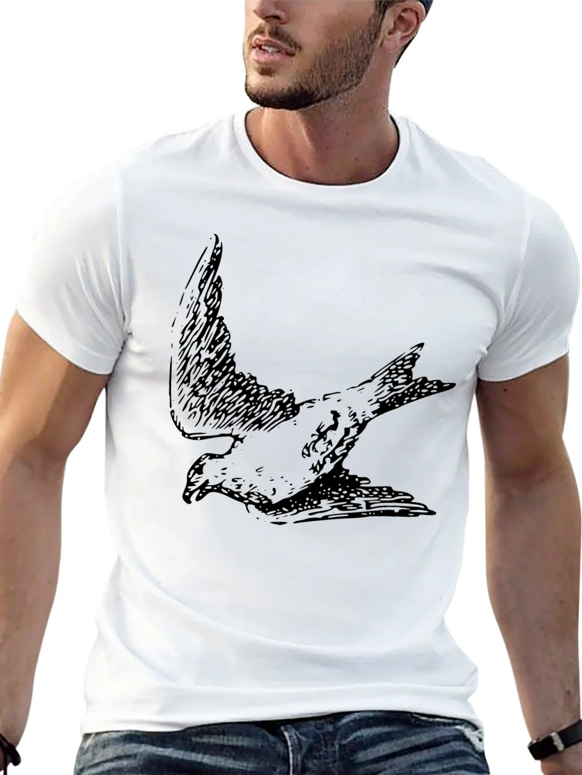 Black Bird Graphic Tee - Comfort Fit product image 12