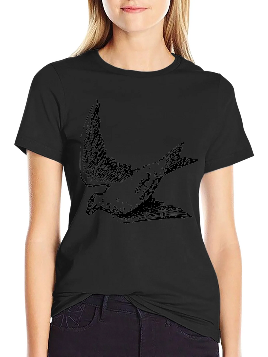 Black Bird Graphic Tee - Comfort Fit product image 2