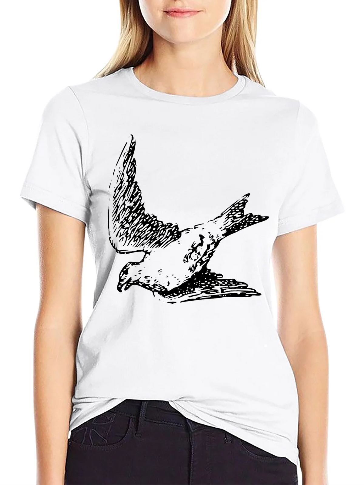 Black Bird Graphic Tee - Comfort Fit product image 8