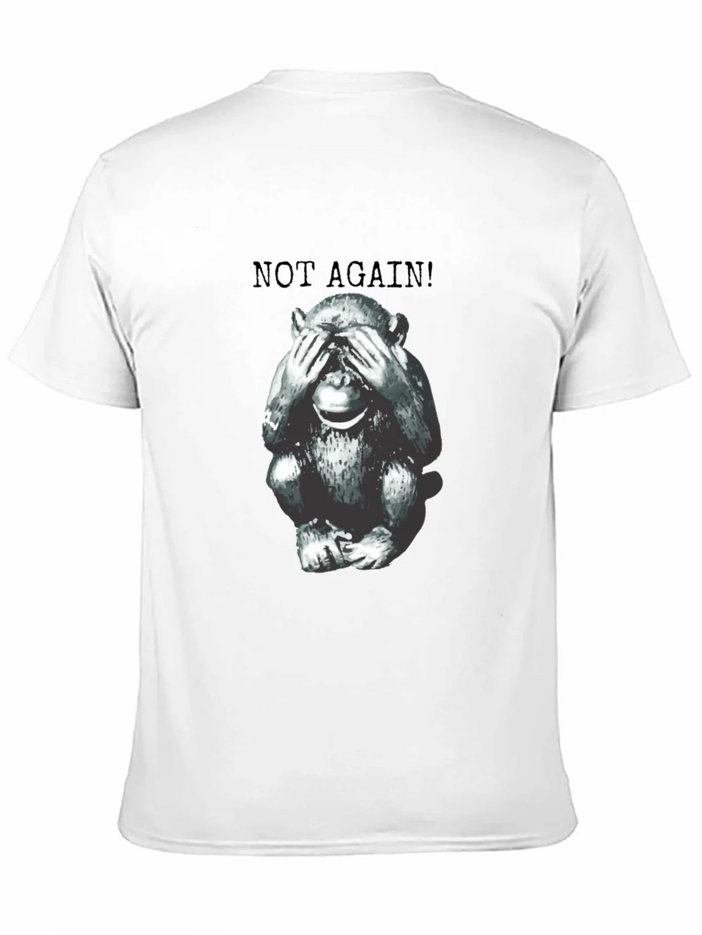 Funny Monkey Not Again! Graphic Tee - Unisex product image 8