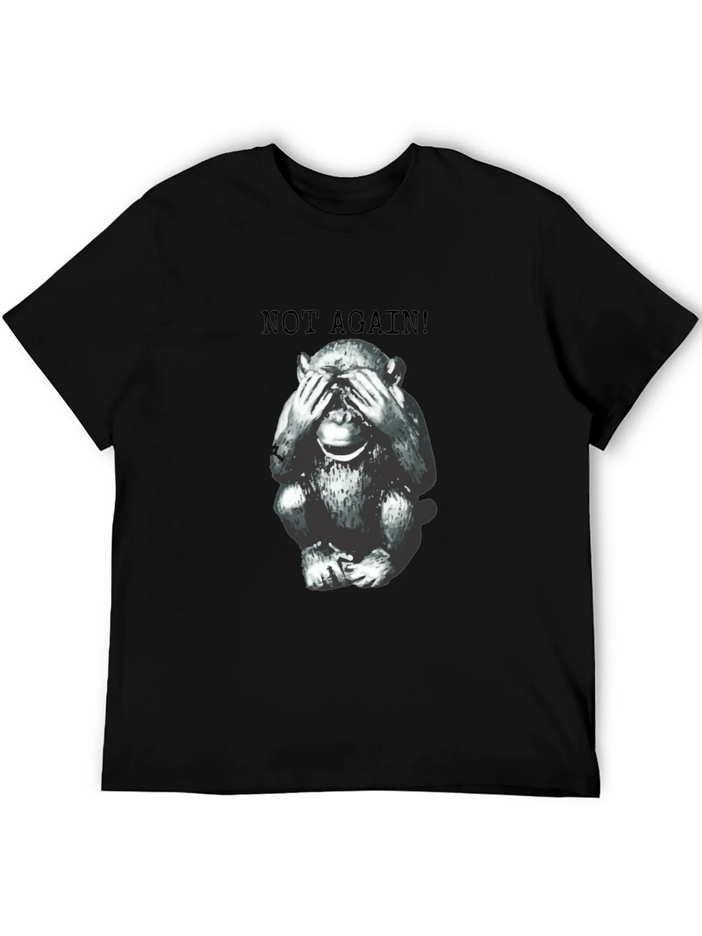 Funny Monkey Not Again! Graphic Tee - Unisex product image 3