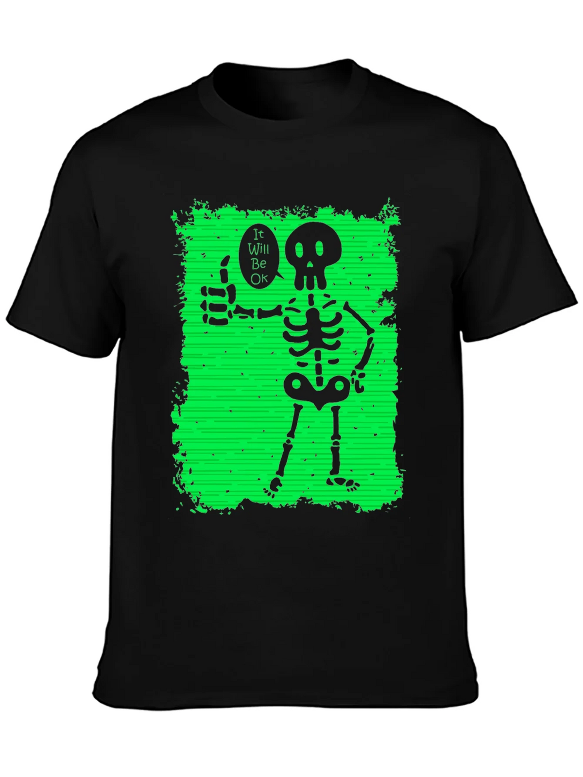 Skeleton Thumbs Up Graphic T-Shirt product image 3