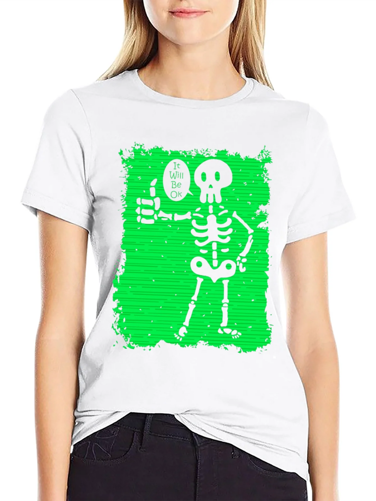 Skeleton Thumbs Up Graphic T-Shirt product image 8