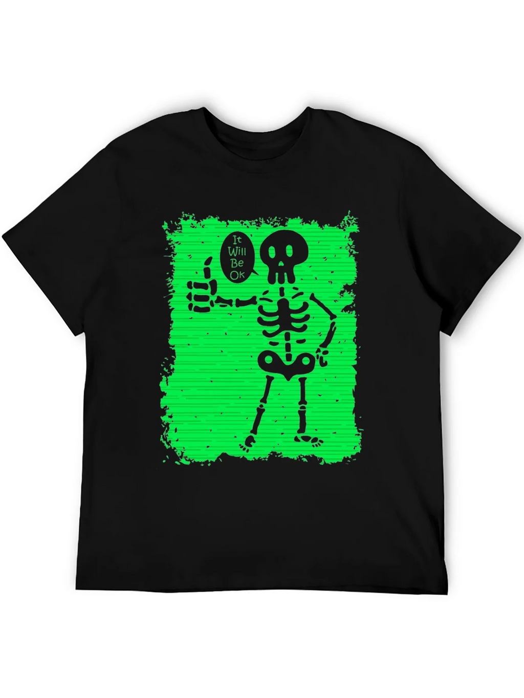 Skeleton Thumbs Up Graphic T-Shirt product image 5