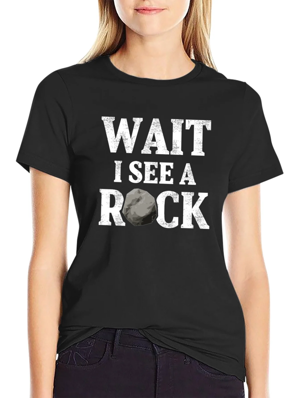 Wait I See A Rock Funny Geologist T-Shirt product image 1