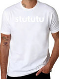 Stututu Graphic Tee - Stylish Black Cotton T-Shirt product image 1