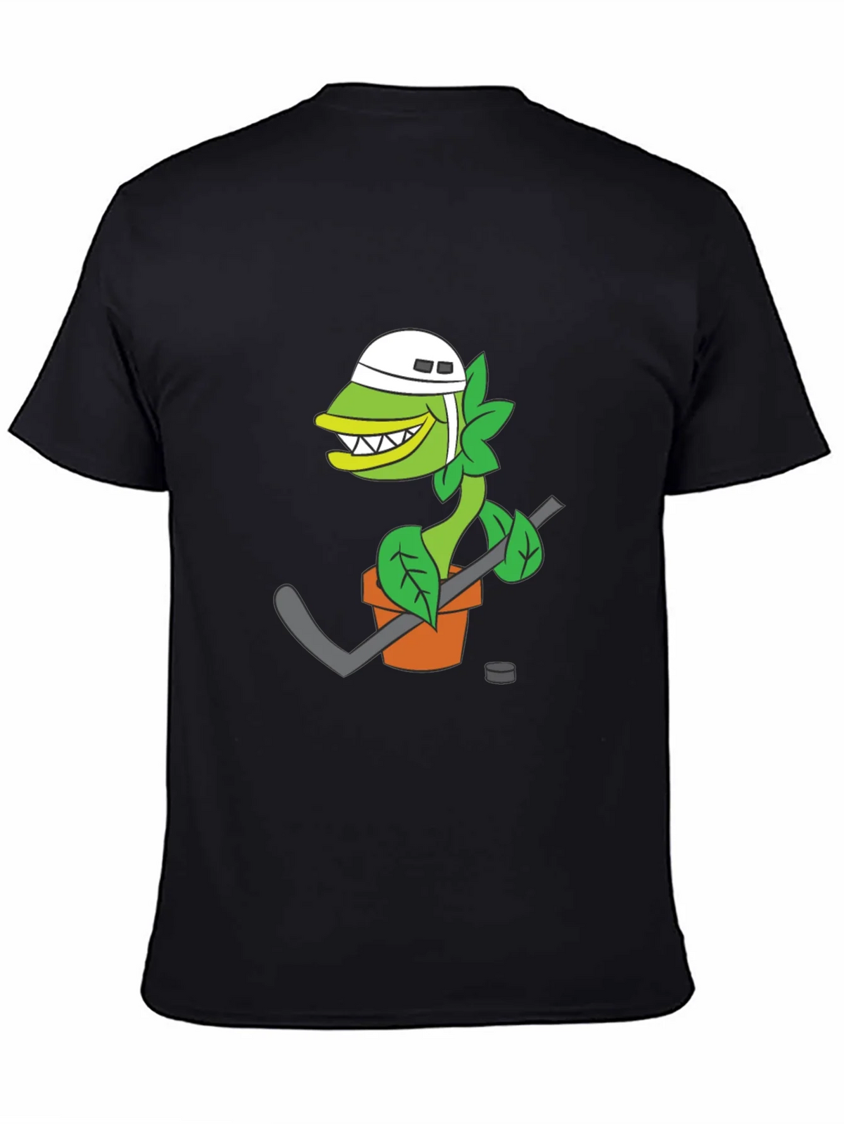 Hockey Plant T-Shirt - Funny Cartoon Design product image 4