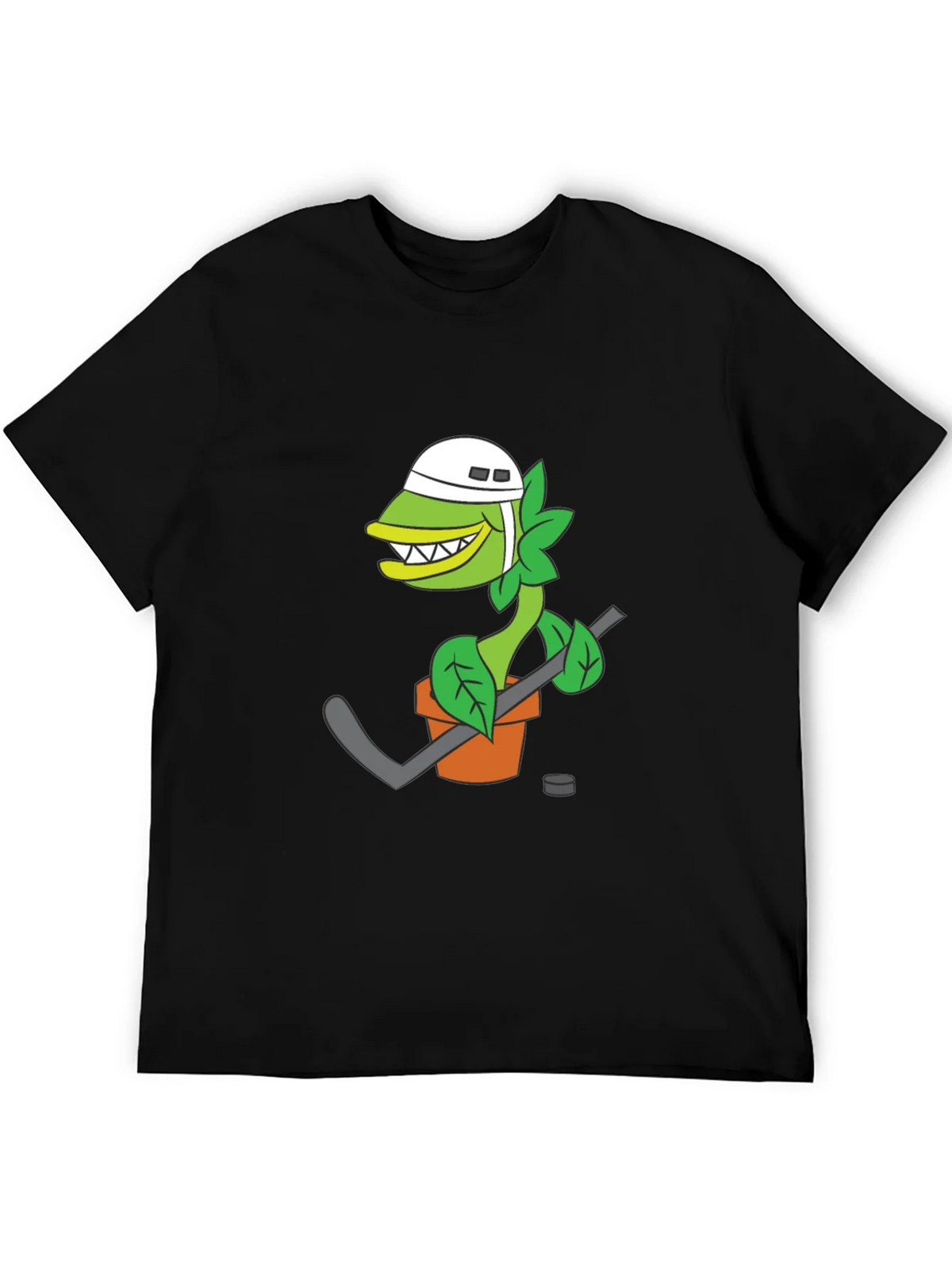 Hockey Plant T-Shirt - Funny Cartoon Design product image 5