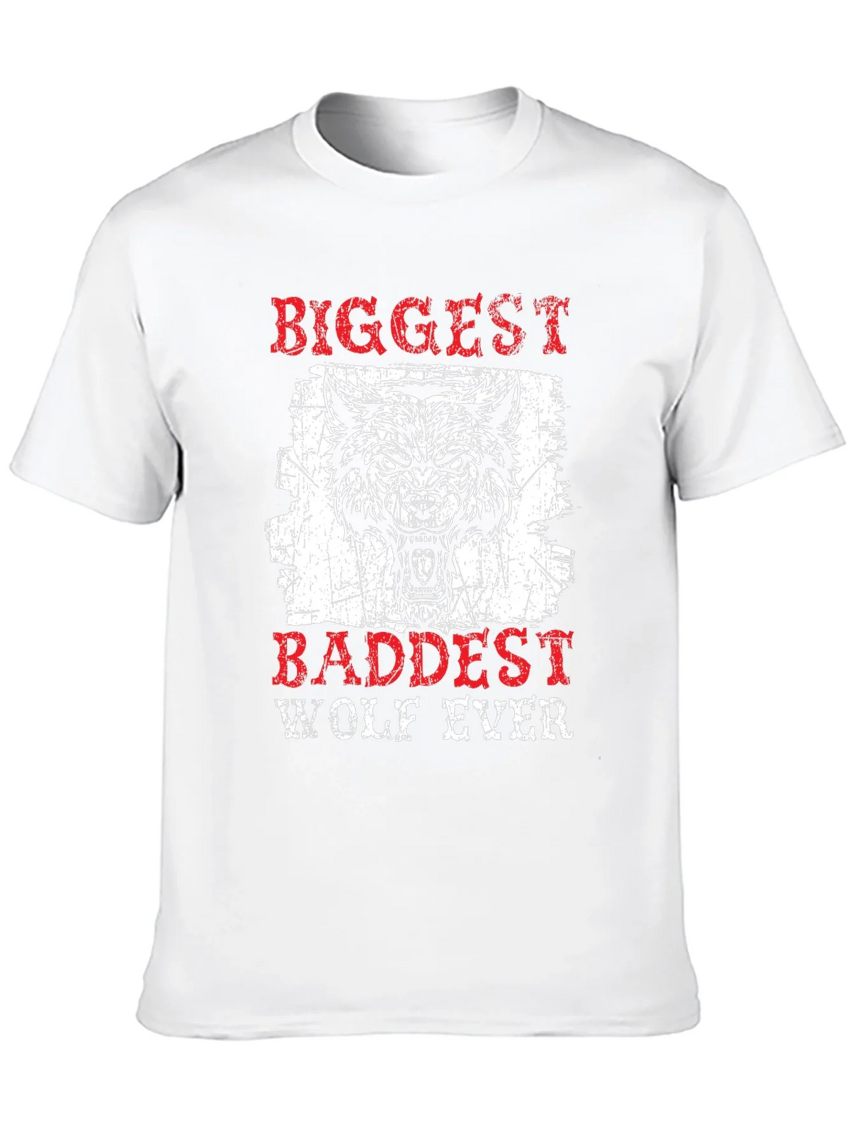 Biggest Baddest Wolf Ever Graphic Tee product image 8