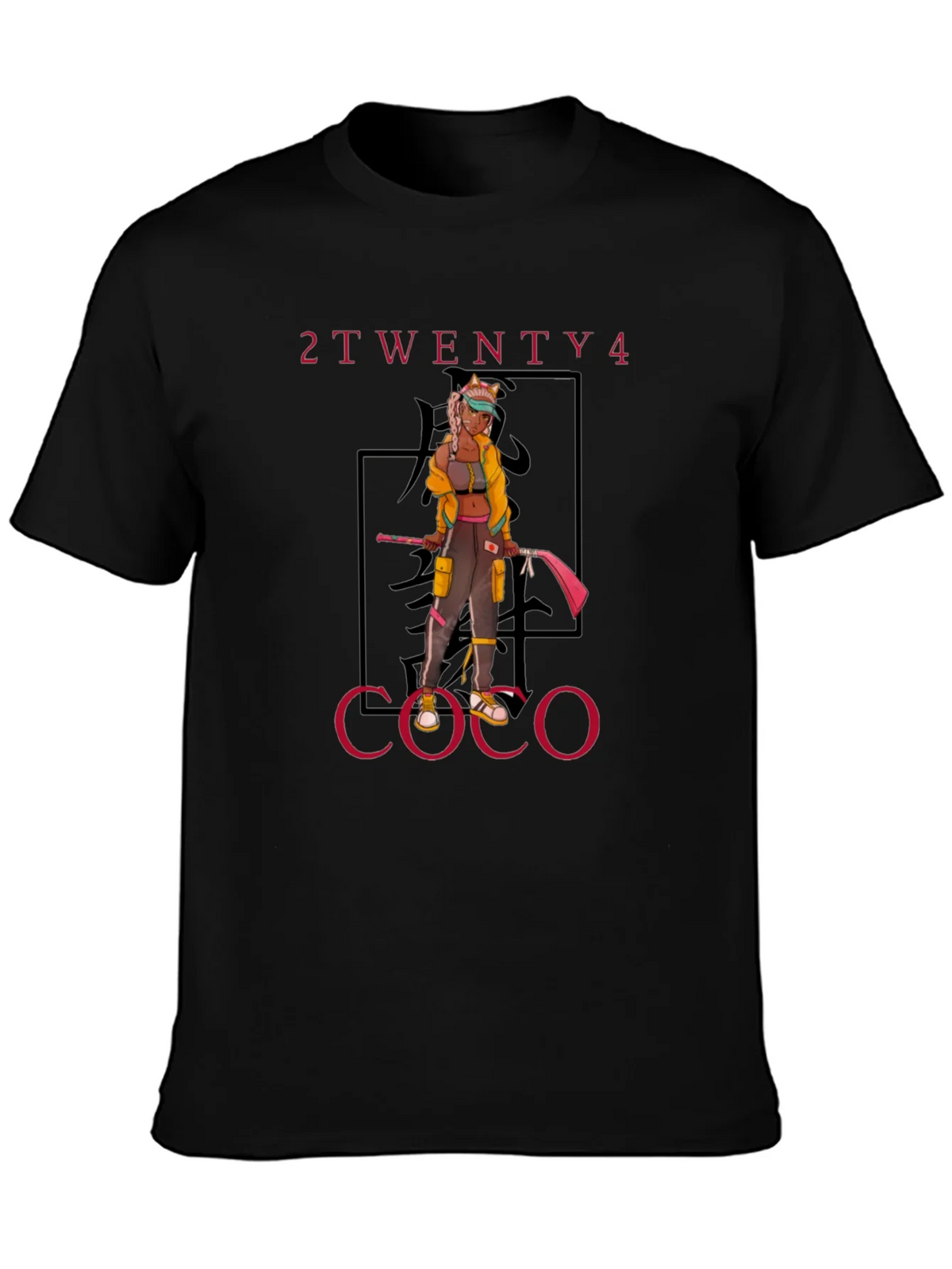 2Twenty4 Coco Anime Graphic Tee - Black product image 3