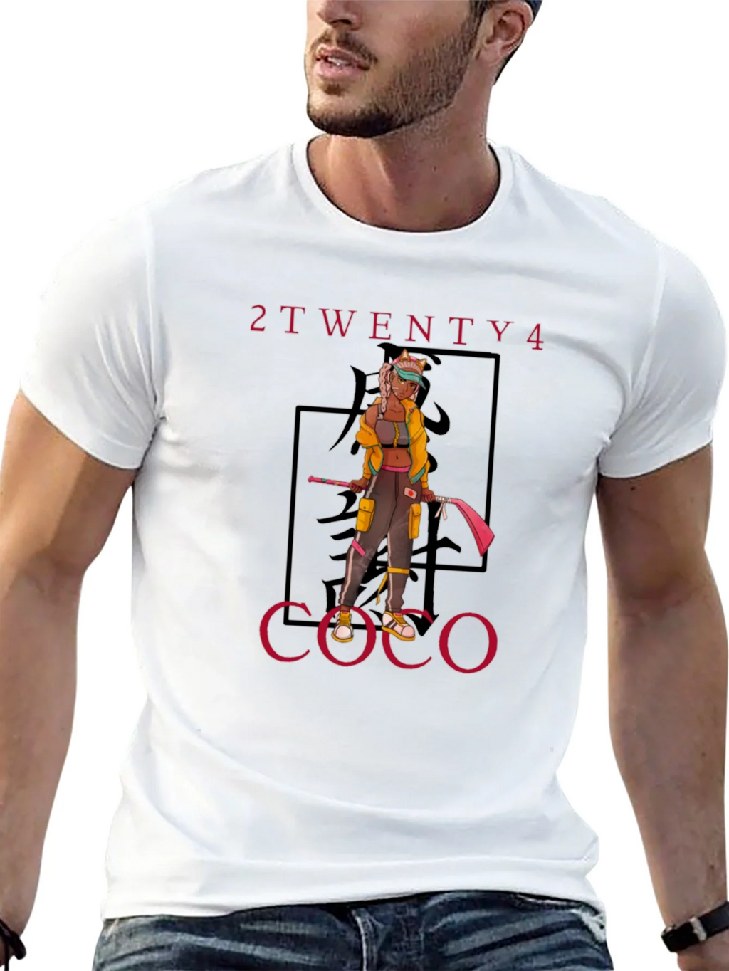 2Twenty4 Coco Anime Graphic Tee - Black product image 11