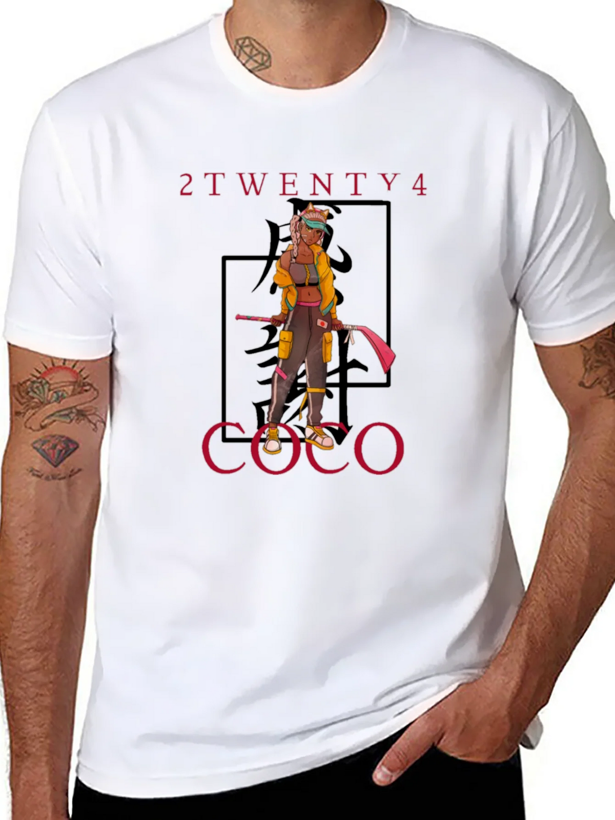 2Twenty4 Coco Anime Graphic Tee - Black product image 7