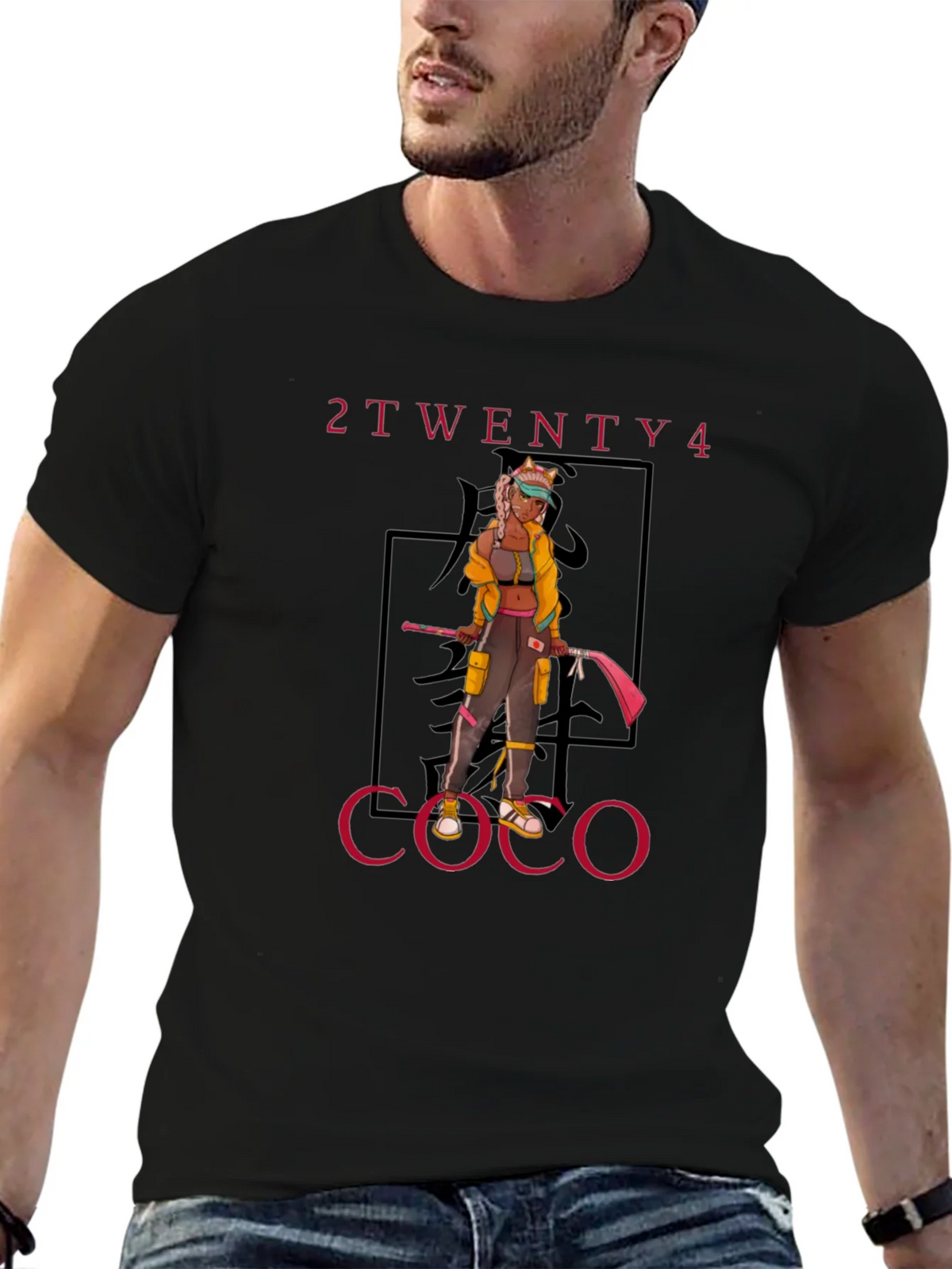 2Twenty4 Coco Anime Graphic Tee - Black product image 6