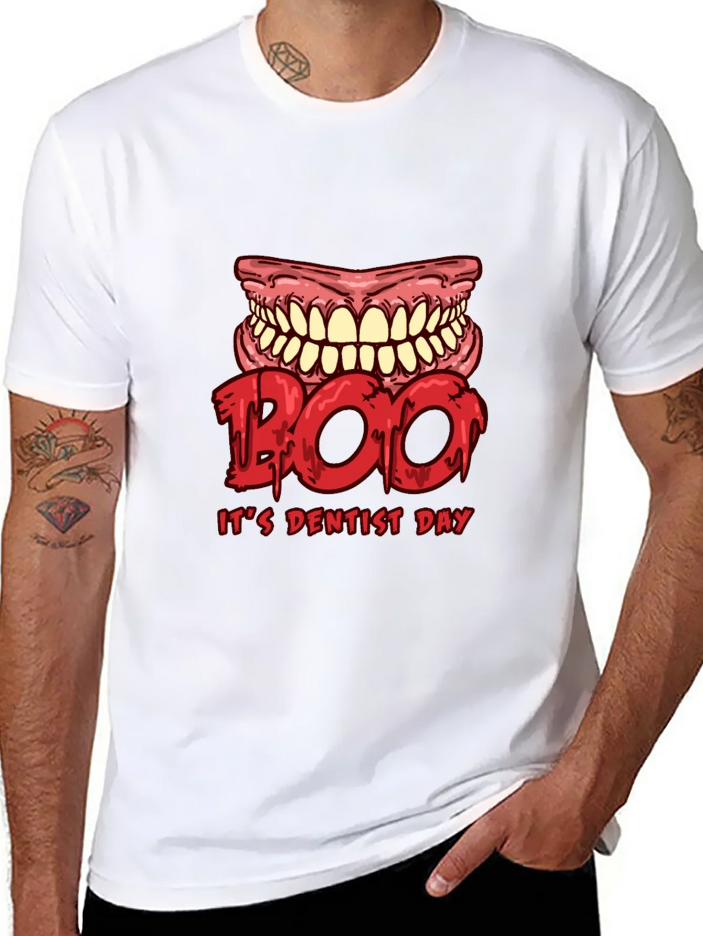 Boo Its Dentist Day Graphic Tee - Halloween Dental Shirt product image 7