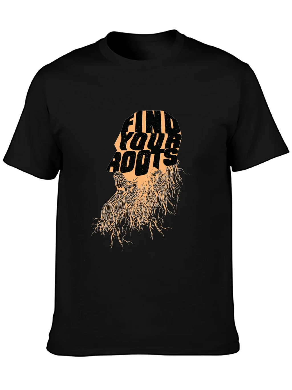 Find Your Roots Graphic Black T-Shirt product image 3