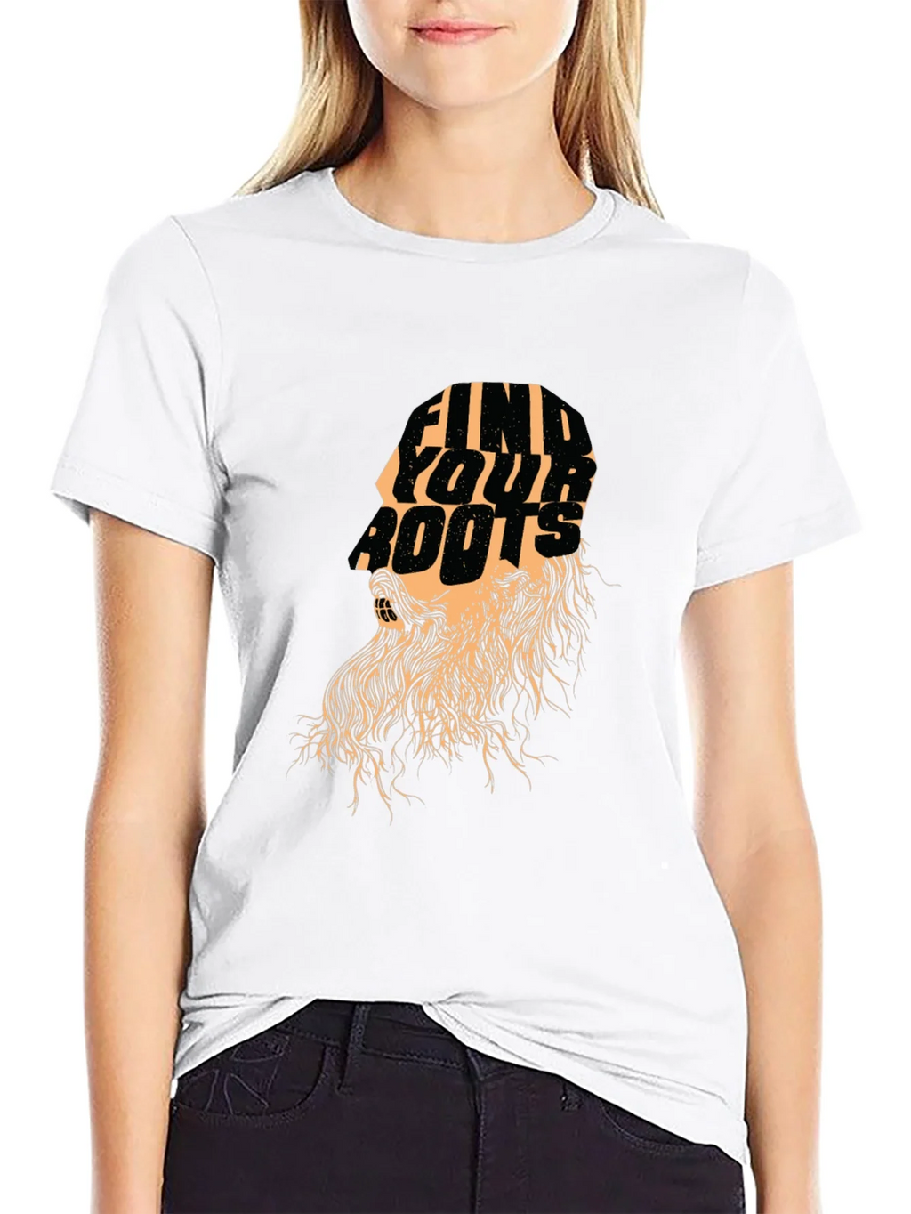 Find Your Roots Graphic Black T-Shirt product image 8